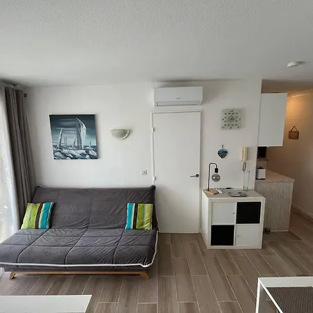 F2 Climatise, Piscine, Parking, A Pied Antibes